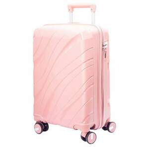 Dollcini, Világjáró Bőrönd 24", 63x26 x 42cm, (357890-165B), Rózsaszín kép