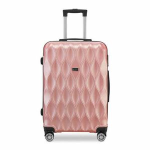 BeComfort L04-R-55, ABS, guruló, rosegold bőrönd 55 cm kép
