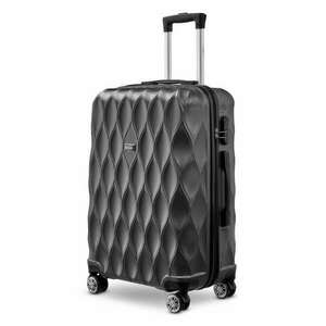 BeComfort L04-G-55, ABS, guruló, szürke bőrönd 55 cm kép