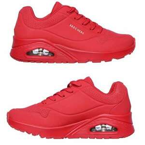 Skechers Uno Stand On Air női fűzős sneaker cipő 73690-RED piros 06228 kép