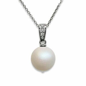 One pearl - Swarovski gyöngyös ezüst nyaklánc kép
