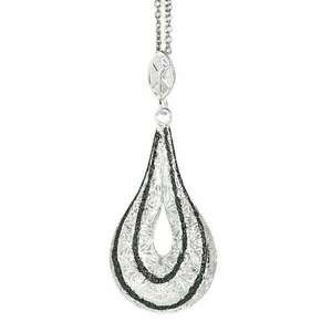 Boccadamo Jewels - ezüst nyaklánc - könnycsepp - Chevron kép