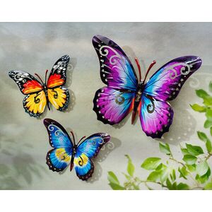 3 db fali dekoráció 'Pillangók' kép