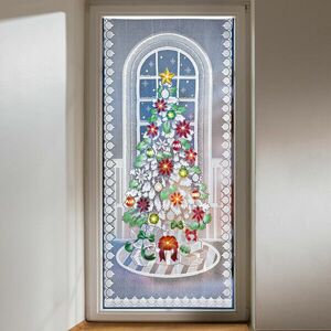 LED-es ajtófüggöny Karácsonyfa kép