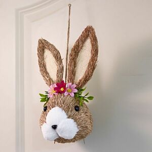Felfüggeszthető húsvéti dekoráció 'Nyuszi virágokkal' kép