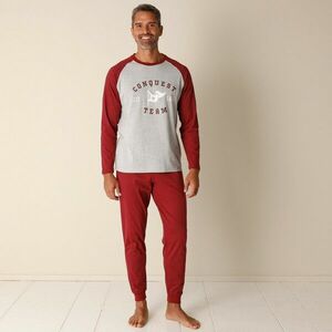 Kétszínű pamut pizsama nadrággal kép