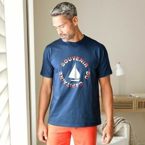 Rövidujjú pizsamapóló, "boat" motívummal kép