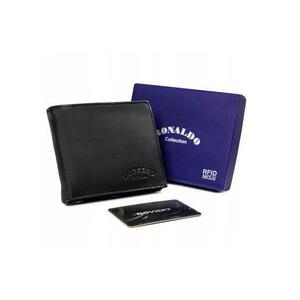 Bőr pénztárca RFID RONALDO 0002-D fekete kép