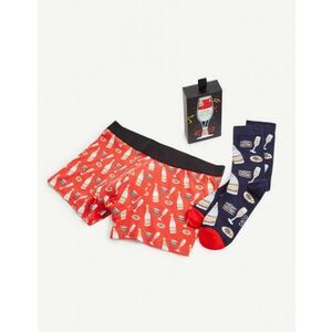 Boxer rövidnadrág és zokni ajándékcsomagban kép
