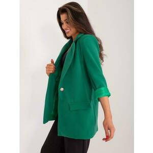 Női hosszú ujjú kabát ZITA zöld kép