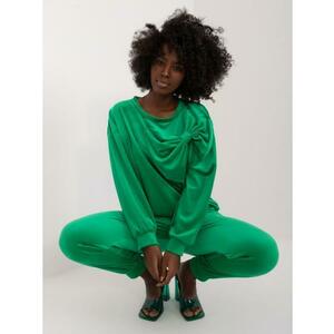 Női szett pulóverrel ZORA zöld kép