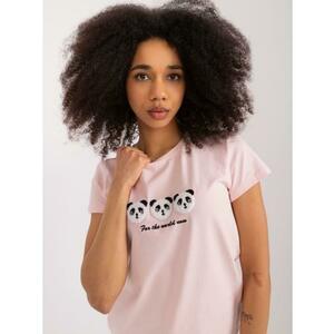 Női póló BASIC FEEL GOOD világos rózsaszínű kép