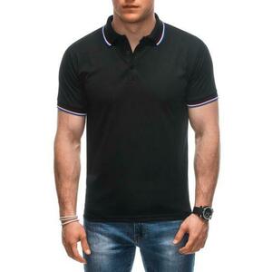 Férfi sima pólóing S1932 fekete kép