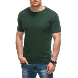 Férfi egyszínű póló S1930 sötétzöld kép
