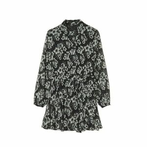 Cropp - Virágmintás ruha - Fekete kép
