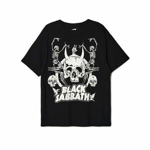 Cropp - Nyomott mintás póló Black Sabbath - Fekete kép