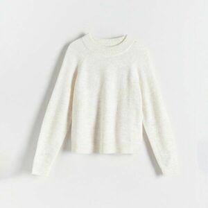 Reserved - Egyszerű pulóver - Krém kép