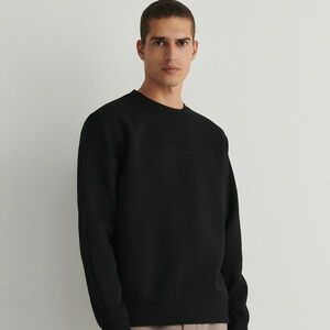 Reserved - Hímzett pulóver - Fekete kép