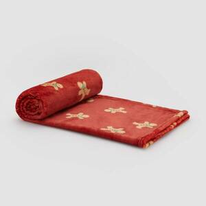 Reserved - Takaró karácsonyi mintával - Piros kép