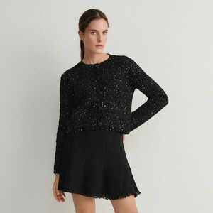 Reserved - Tweed miniszoknya - Fekete kép