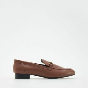 Reserved - Loafer cipő dekoratív csattal - Barna kép
