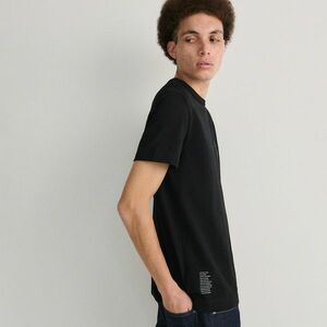 Reserved - Regular szabású póló mintával - Fekete kép