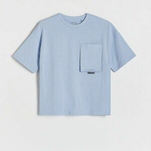 Reserved - Oversized póló domború mintával - Kék kép