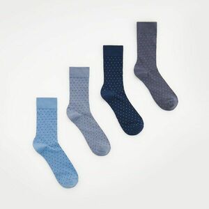 Reserved - 4 pár mintás zokni - Kék kép