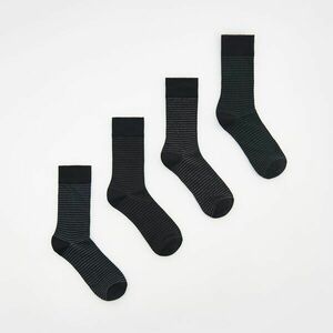 Reserved - 4 pár mintás zokni - Fekete kép