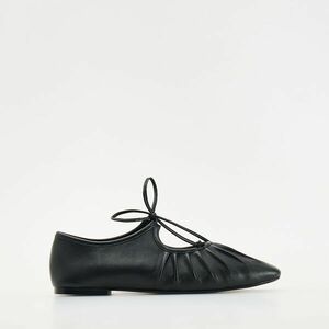 Reserved - Bőr balerinacipő - Fekete kép