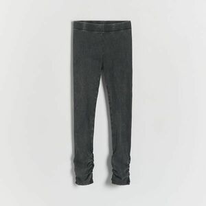 Reserved - Koptatott hatású leggings - Fekete kép