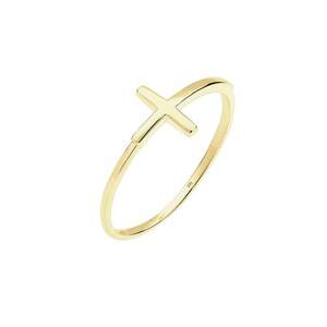 ELLI PREMIUM Gyűrűk 'Kreuz' arany kép