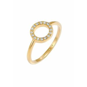 ELLI Gyűrűk 'Geo' arany / átlátszó kép