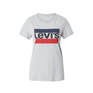 LEVI'S ® Póló 'The Perfect Tee' tengerészkék / szürke / piros kép
