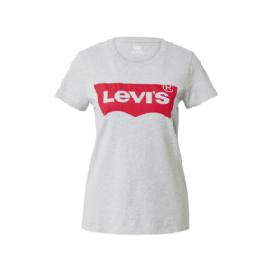 LEVI'S ® Póló 'The Perfect Tee' szürke melír / piros kép