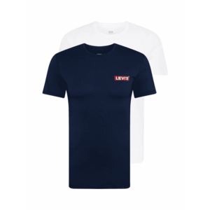 LEVI'S ® Póló '2Pk Crewneck Graphic' tengerészkék / vérvörös / fehér kép