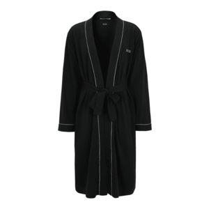 BOSS Hosszú fürdőköpeny 'Kimono' fekete / fehér kép
