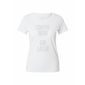 EINSTEIN & NEWTON Póló 'Gin' világosbarna / fehér kép