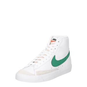 Nike Sportswear Magas szárú sportcipők 'Blazer Mid 77' világosszürke / zöld / fehér kép