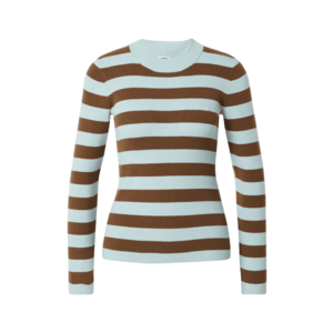 LEVI'S ® Pulóver 'Crew Rib Sweater' világoskék / barna kép