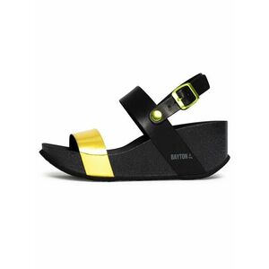sárga platform cipő kép