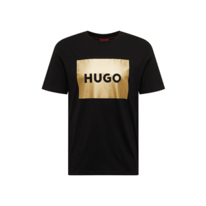 HUGO Póló 'Dulive' arany / fekete kép