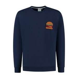 Shiwi Tréning póló 'Burger' tengerészkék / világosbarna / zöld / piros kép