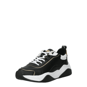 ARMANI EXCHANGE Rövid szárú sportcipők fekete / piszkosfehér kép