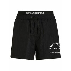 Karl Lagerfeld Rövid fürdőnadrágok fekete / fehér kép