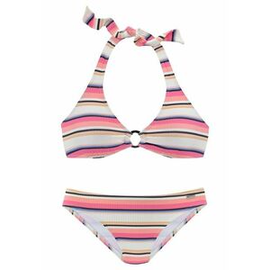 VENICE BEACH Bikini kék / világos-rózsaszín / fekete / fehér kép