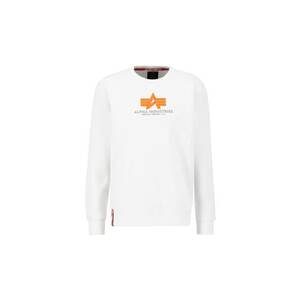 ALPHA INDUSTRIES Tréning póló szürke / narancs / fehér kép