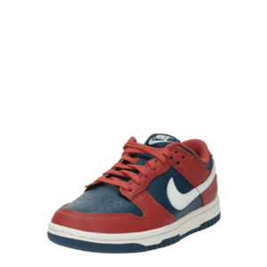 Nike Sportswear Rövid szárú sportcipők 'DUNK LOW' kék / piros kép