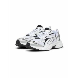 PUMA Rövid szárú sportcipők ezüstszürke / fekete / piszkosfehér kép