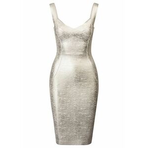 Ezüst női testhezálló ruha kép